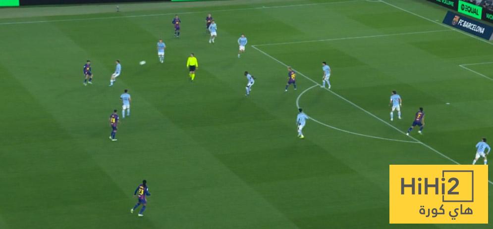 الهجوم التمركزي لبرشلونة أمام فيغو