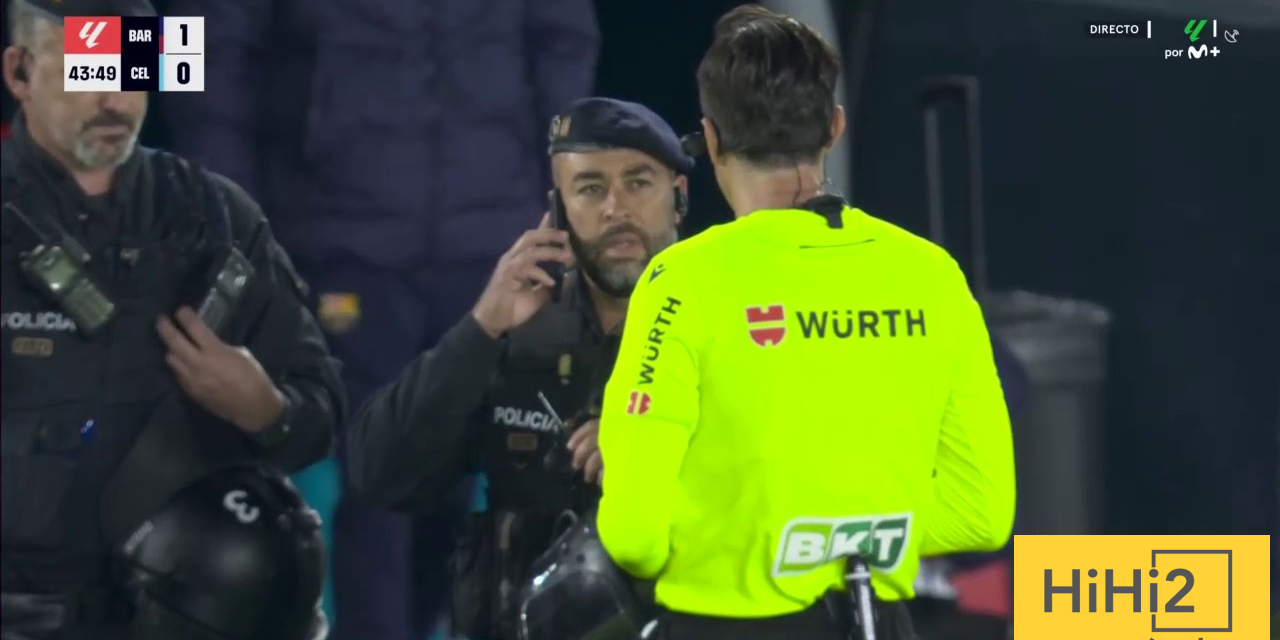 حادث صحي يوقف مواجهة برشلونة وسيلتا فيغو مؤقتًا