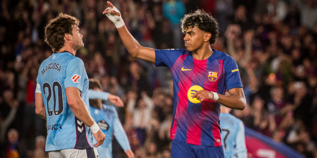 برشلونة يفوز على سيلتا فيغو في الدوري الاسباني