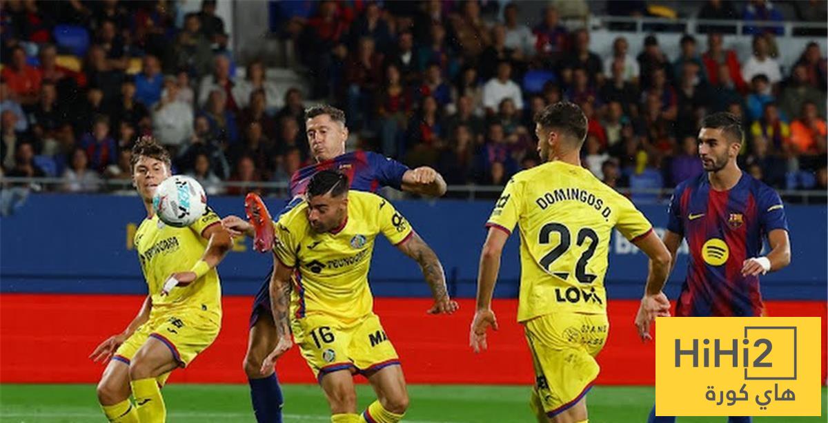 رقم سلبي يرعب برشلونة قبل مباراة خيتافي