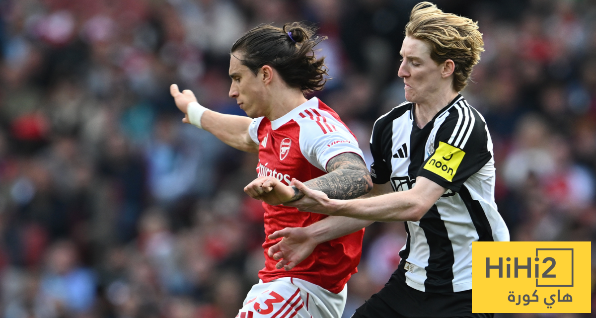 شاهد تشكيلة أرسنال المتوقعة ضد نيوكاسل يونايتد ونسبة الفوز