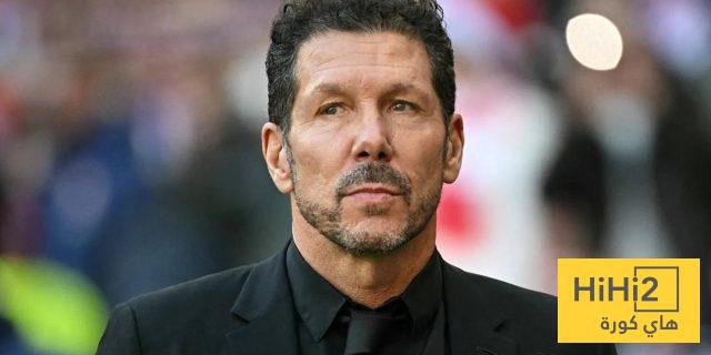 سيميوني يزف خبرًا سارًا لجماهير أتلتيكو مدريد