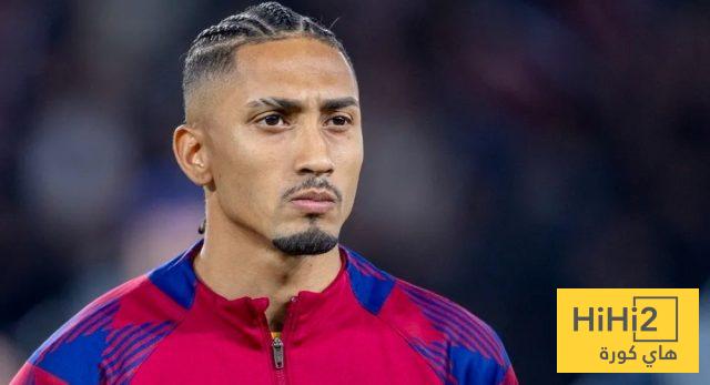 نصيحة برشلونة لـ رافينيا بعد عودته من الاصابة