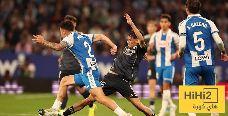 تقييم لاعبو ريال مدريد ضد اسبانيول في الشوط الاول
