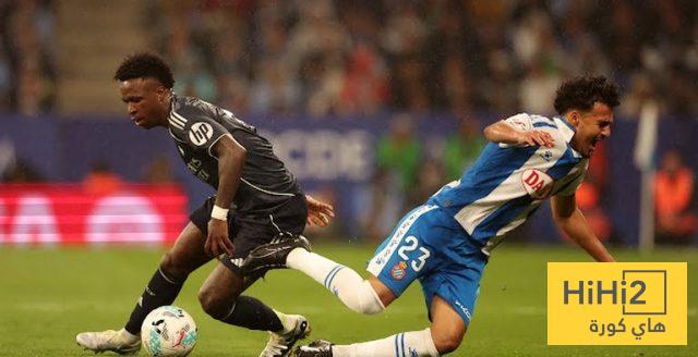 فينيسيوس يفتتح التسجيل لريال مدريد ضد اسبانيول