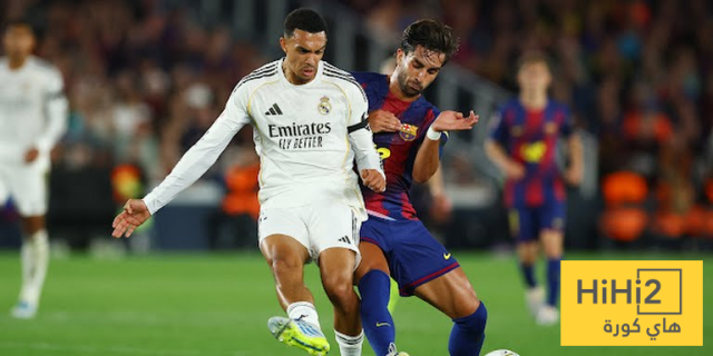 احصائيات الشوط الاول من مباراة برشلونة وريال مدريد