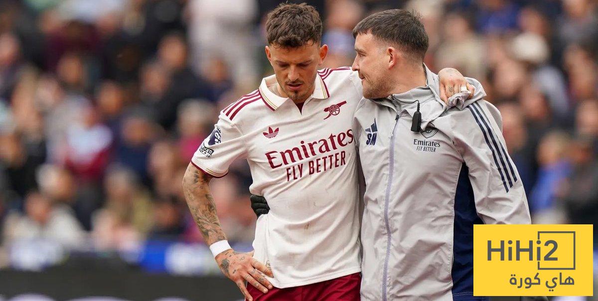 بن وايت مهدد بالغياب عن دوري الأبطال وكأس العالم