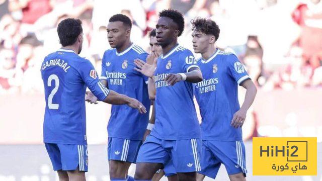جماهير إشبيلية تلقي زجاجة على فينيسيوس بعد هدف ريال مدريد