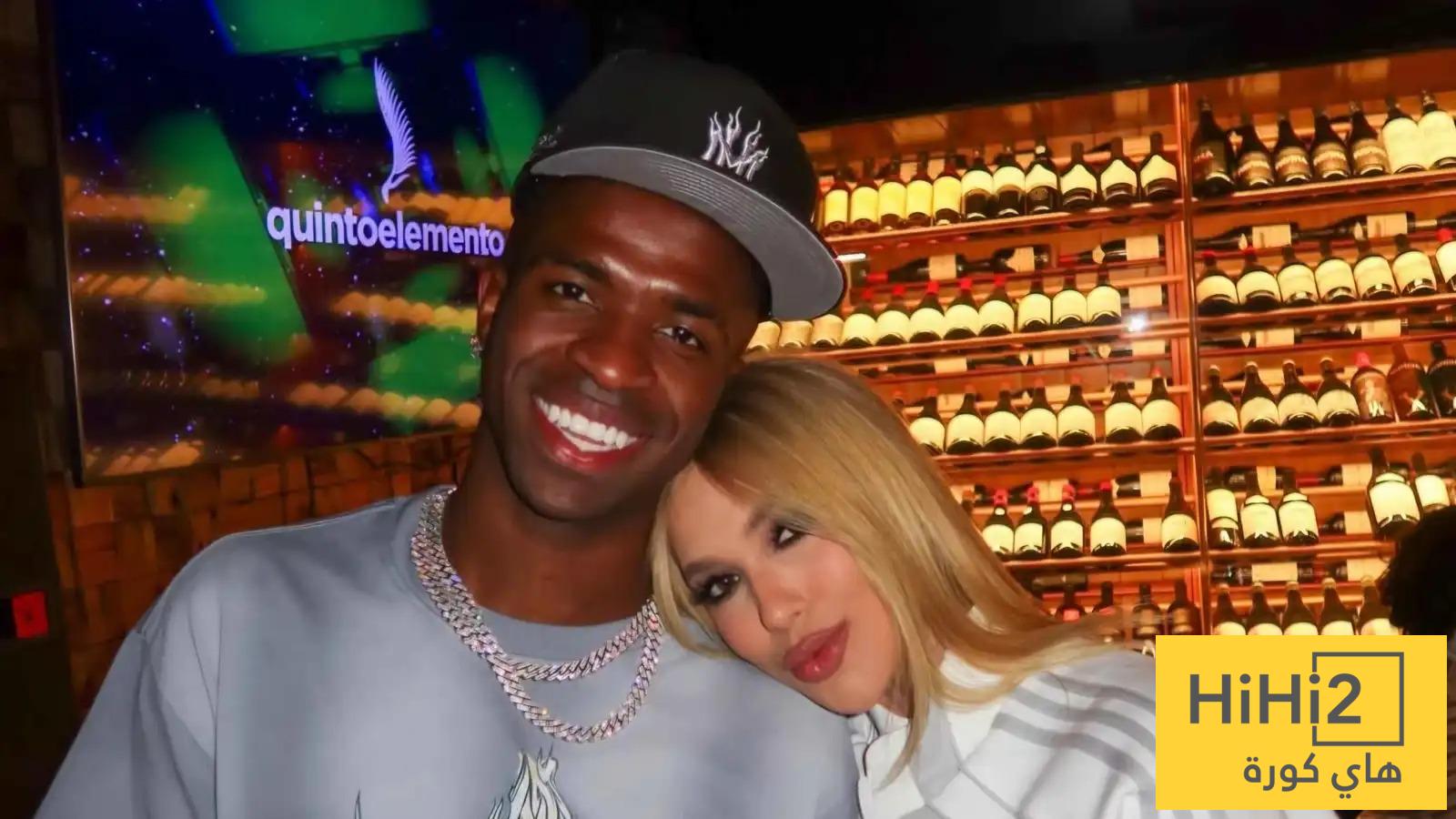 فينيسيوس يحذف صوره مع فيرجينيا فونسيكا على إنستغرام