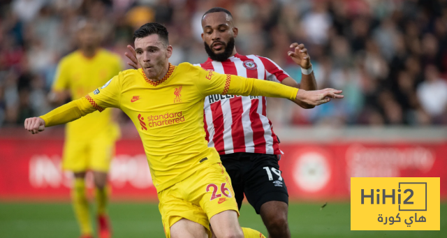 غيابات ليفربول ضد برينتفورد في الدوري الإنجليزي