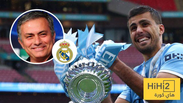 مورينيو يصدم رودري ويرفض انتقاله إلى ريال مدريد