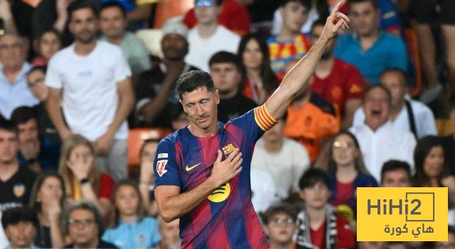 ليفاندوفسكي يودع برشلونة برقم تاريخي من الأهداف