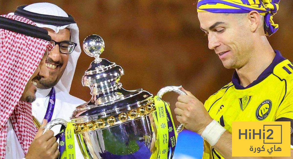 خطأ كارثي في حفل تتويج النصر بلقب الدوري !
