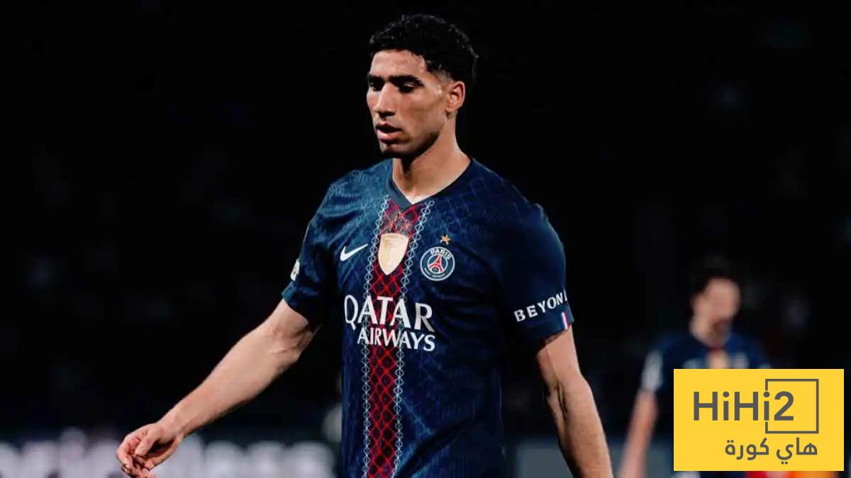 موقف أشرف حكيمي من المشاركة في نهائي دوري أبطال أوروبا أمام آرسنال