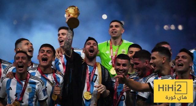 موقف ميسي من أولى مباريات الأرجنتين في كأس العالم