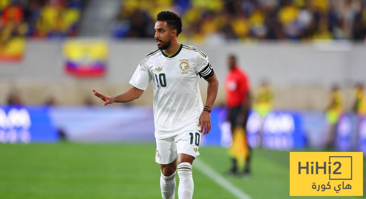 سالم الدوسري يسجل الهدف الثالث لصالح منتخب السعودية