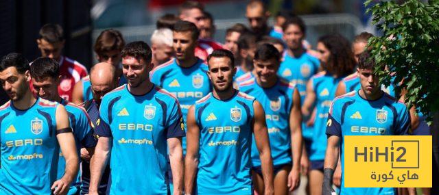 صور .. التدريب الأول لمنتخب اسبانيا في امريكا