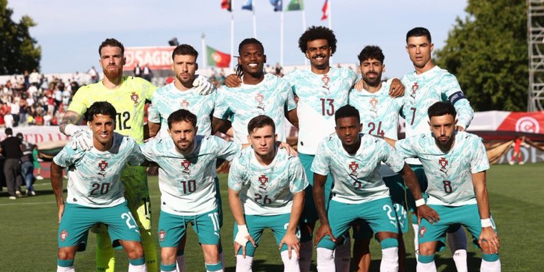 تشكيلة البرتغال الرسمية ضد نيجيريا