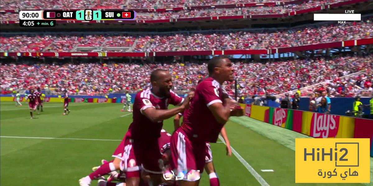هدف قاتل للمنتخب القطري أمام سويسرا