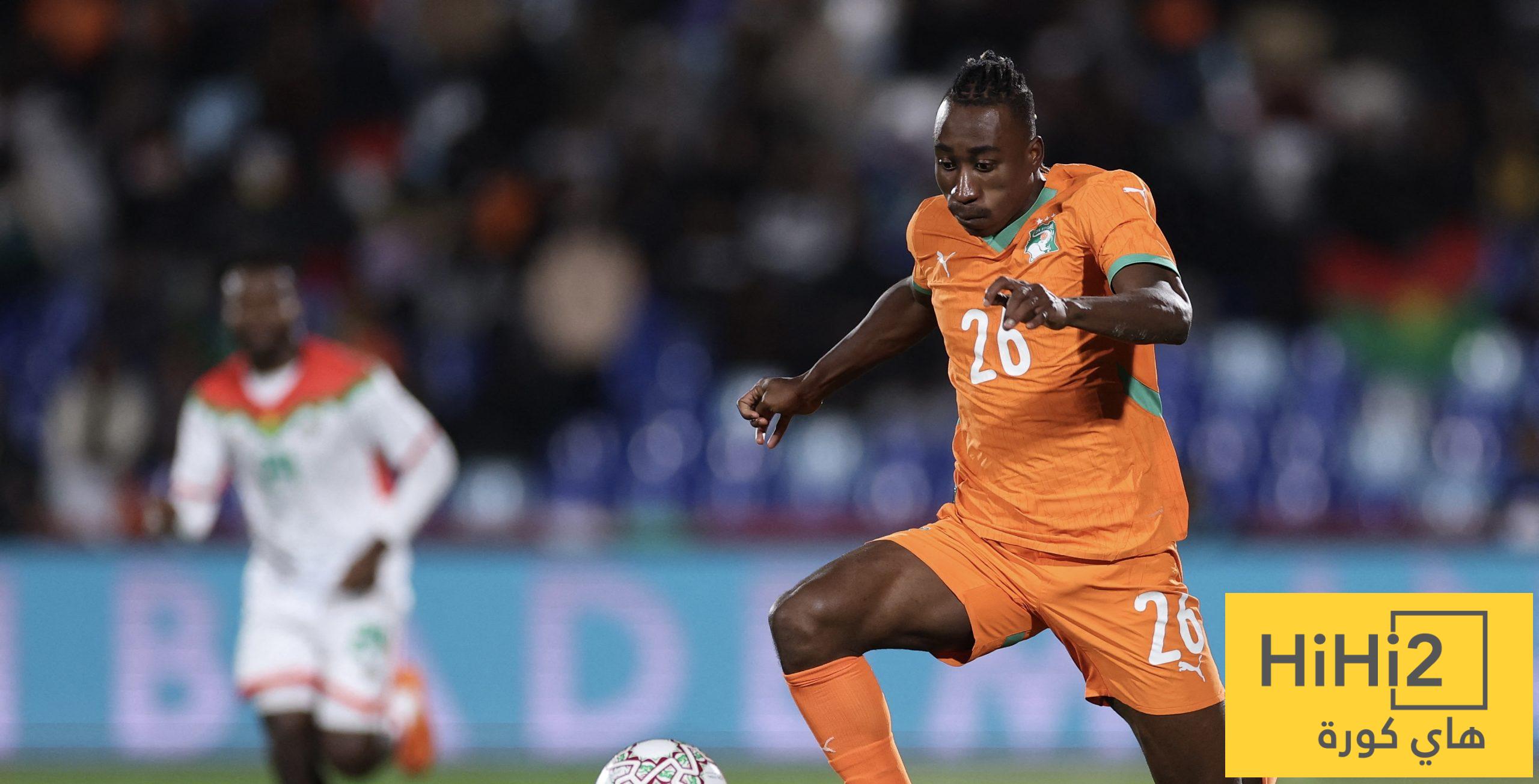 يان ديو ماندي يدخل موسوعة كوت ديفوار في كأس العالم