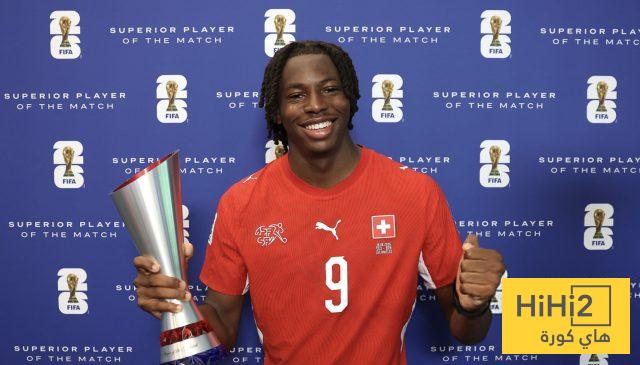 مانزامبي رجل مباراة سويسرا والبوسنة في كأس العالم