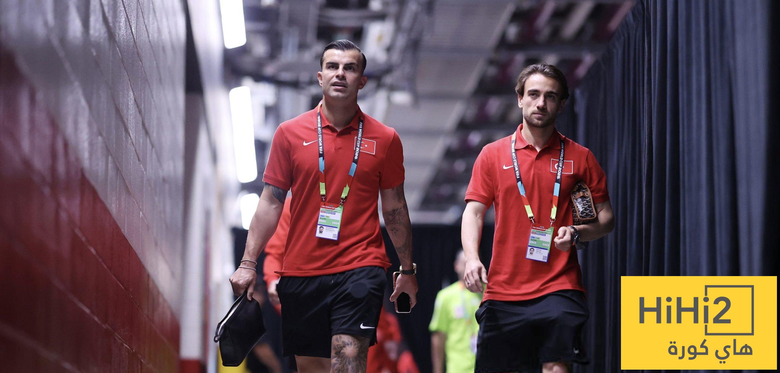 عاجل – التشكيلة الرسمية لمنتخب تركيا أمام باراغواي في كأس العالم
