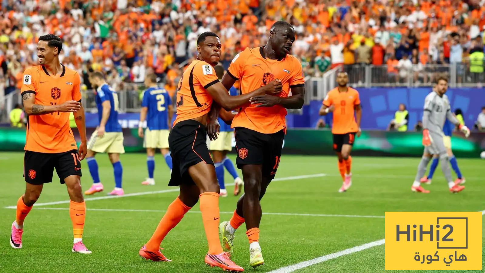 هولندا تحطم رقم البرازيل التاريخي في كأس العالم
