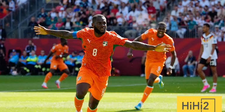 كوت ديفوار تتقدم على المانيا في الشوط الاول