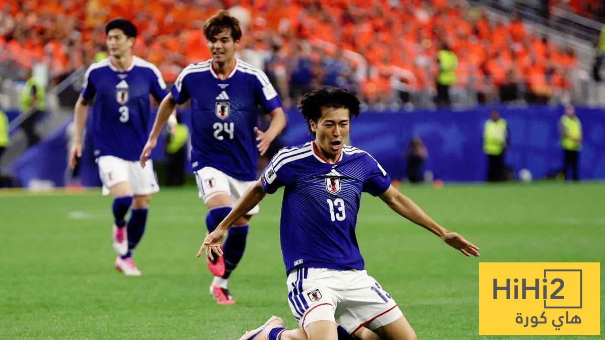 كامادا يفتتح التسجيل للمنتخب الياباني أمام تونس