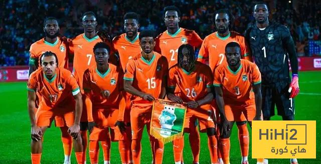 التشكيلة الأساسية لمنتخب كوت ديفوار ضد كوراساو