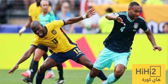 احصائيات الشوط الاول من مباراة المانيا و الاكوادور