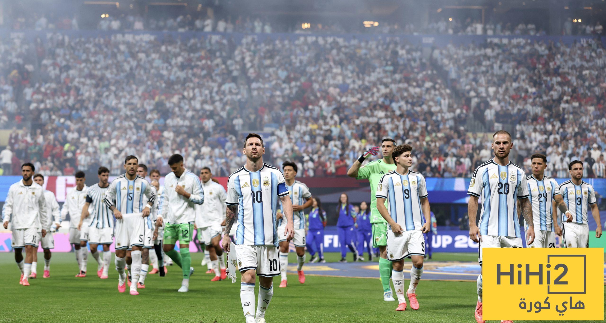 المنتخب الأرجنتيني عاش مباراة مصر كنهائي كأس العالم!