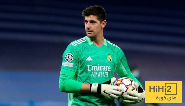 موقف ريال مدريد من تجديد عقد تيبو كورتوا
