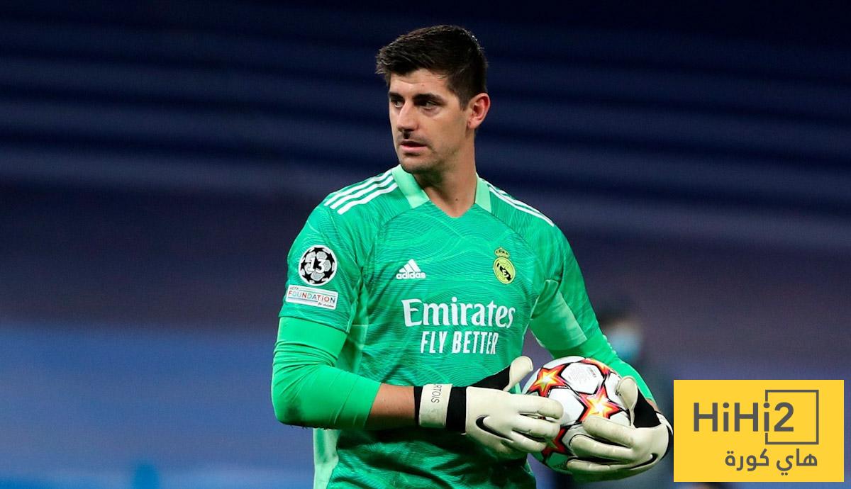 موقف ريال مدريد من تجديد عقد تيبو كورتوا