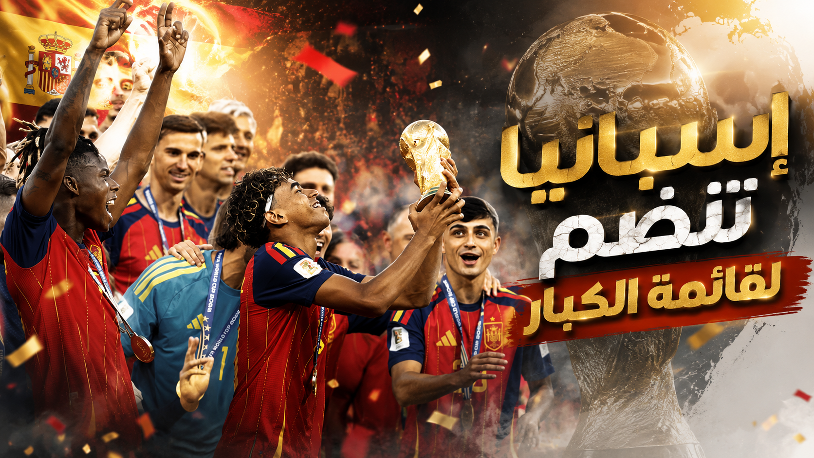 منتخب إسبانيا ثالث من يفعلها !