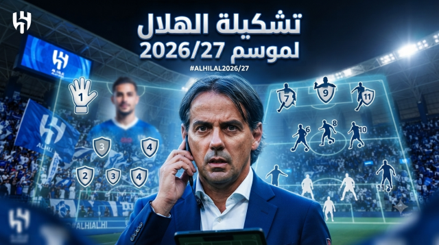 صورة: التشكيلة المتوقعة للهلال لموسم 2026/27