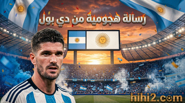 رد ناري من دي بول على اتهامات مجاملة الأرجنتين في كأس العالم !