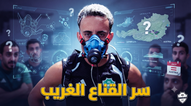 صورة: لماذا يرتدي لاعبو الأهلي هذا القناع في التدريبات؟