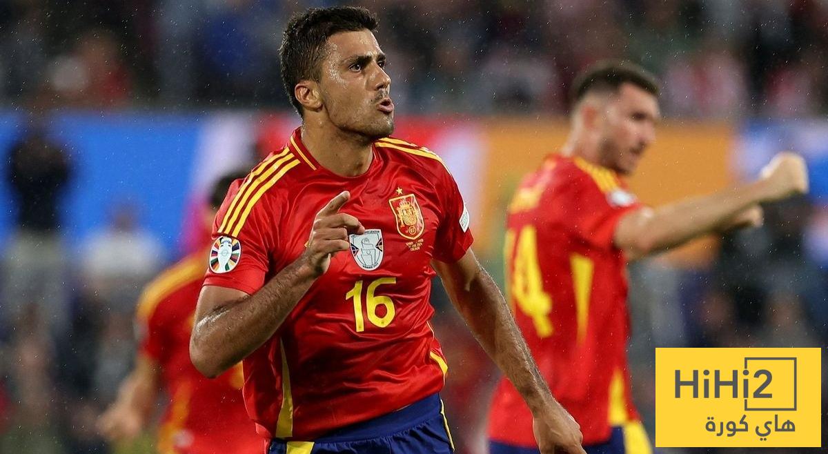 نسبة توقيع ريال مدريد مع رودري