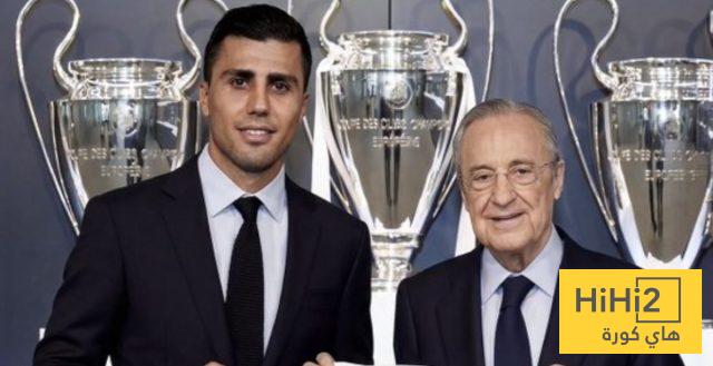 كم اصبحت نسبة انضمام رودري الى ريال مدريد رغم عدم التحرك رسميا نحوه ؟