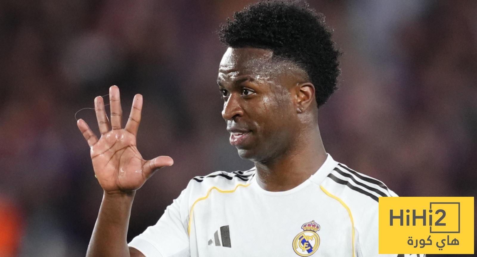 العقبة الرئيسية في تجديد عقد فينيسيوس مع ريال مدريد.. والأندية المهتمة بضمه!