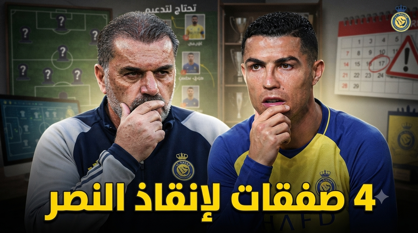 ناقوس الخطر يدق في النصر .. 4 صفقات تنقذ موسم بوستيكوجلو