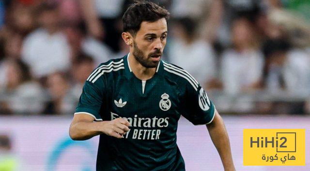 منشور بيرناردو سيلفا بعد ظهوره الأول مع ريال مدريد