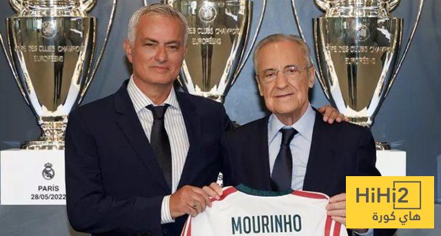 تفاؤل كبير في ريال مدريد بسبب مورينيو