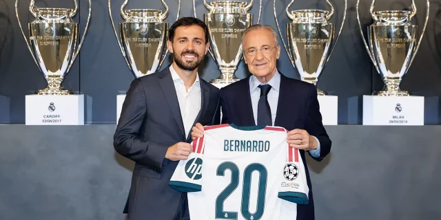 ريال مدريد يقدم لاعبه الجديد برناردو سيلفا.. صور