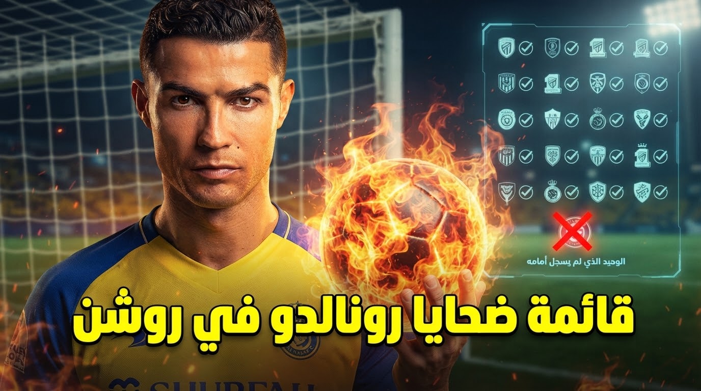 23 ضحية لـ رونالدو في دوري روشن .. فريق واحد صمد أمامه