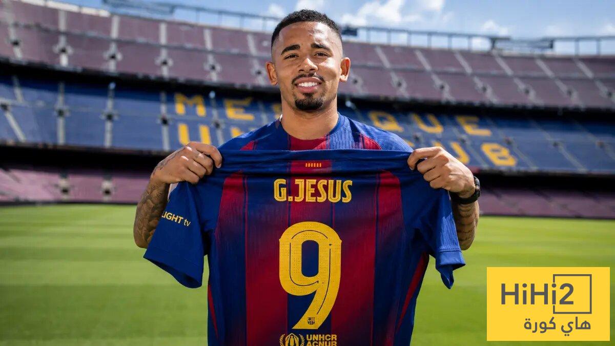 حال انتقاله إلى برشلونة.. هل يكون غابرييل خيسوس صفقة إنقاذ أم مغامرة؟