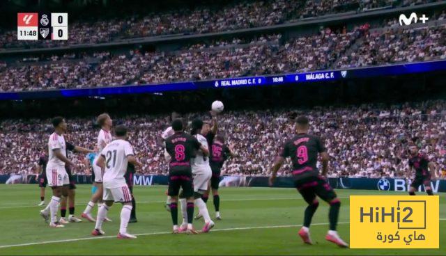 كيف أنقذ تطبيق قانون لمسة اليد ريال مدريد ومالقا في الشوطين؟