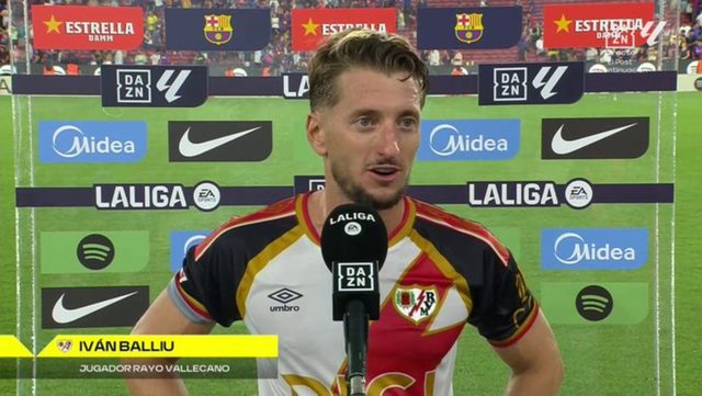 لاعب رايو فاليكانو يعترف بأفضلية برشلونة عليهم