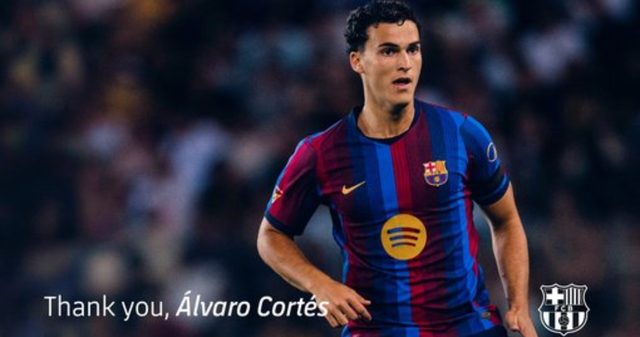 رسميا .. برشلونة يعلن انتقال كورتيس الى انتويرب